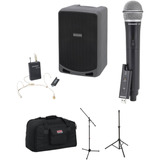 Samson Expedition Xp106wde Portable Pa Kit With Wireless Hea