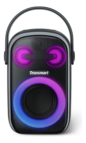 Bocina Bluetooth Tronsmart Halo 100 60w Luces Rgb Color Negro