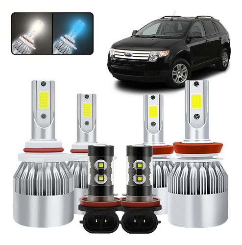 Kit De Focos Led 9005 H11 Para Ford Edge 2007 2008 2009 2010