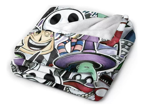 Manta Jack Skellington Adecuada Para Navidad O Halloween