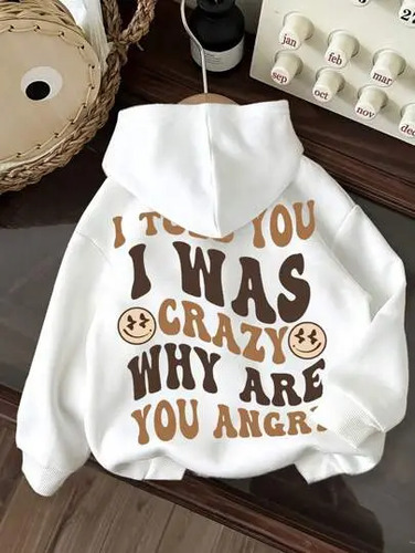 Sudadera Capucha Manga Larga Informal Niñas Preadolescentes