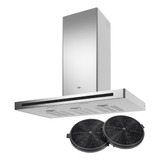 Campana Extractor Diamante 90cm Sin Salida 3v C/luz - Tst