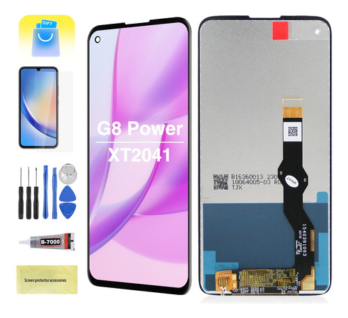 Pantalla Para Moto G8 Power Xt2041-1 Display