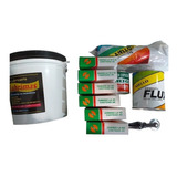 Kit Insumos De Gomeria Parches + Cemento + Pasta + Flux Etc