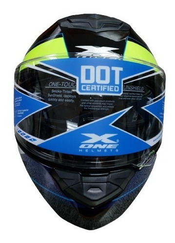 Casco Para Motociclista X-one Abatible