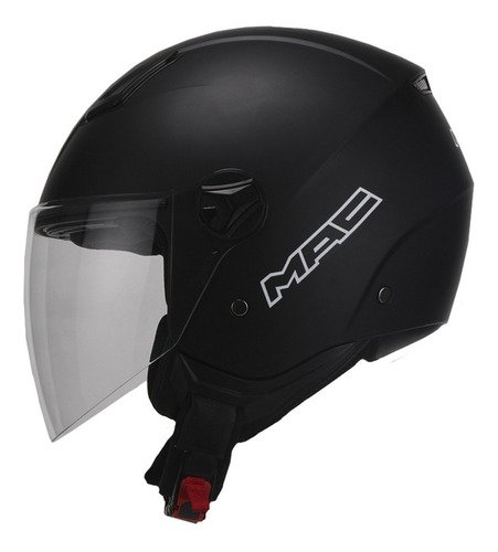 Casco Para Moto Abierto Mac Helmets Beat Mac607211113  Negro Mate Mate Talle M 