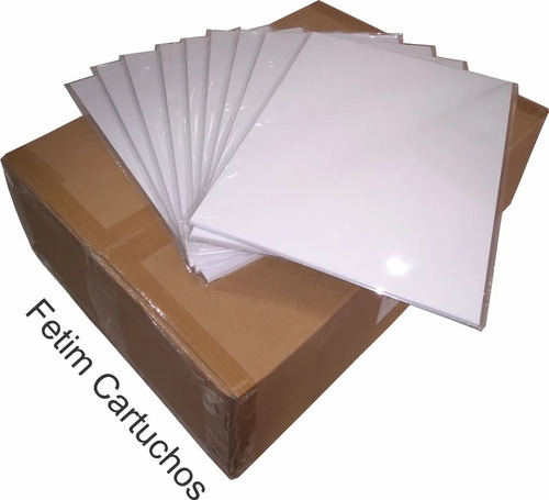 100 Folhas Papel Glossy Fotográfico  180g A4