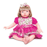 Boneca Baby  Loira Princesa Cheirosa De Silicone