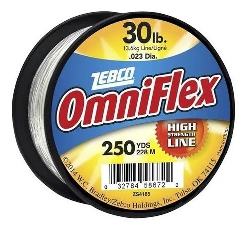 Hilo Sedal Pesca Monofilamento 4 6 8 10 12 15 20 25 30 50 Lb Color 30 Lb 228mts Omniflex