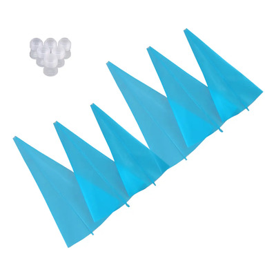 6 Bolsas De Silicona Para Pastelería, Reutilizables, Para Y