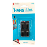 Set 4x Mini Ganchos Velcro Hangables Removibles Soporta 225g