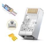 Jodroad Conectores Rj45 Cat6 Cat 6a Blindados - Conector De.