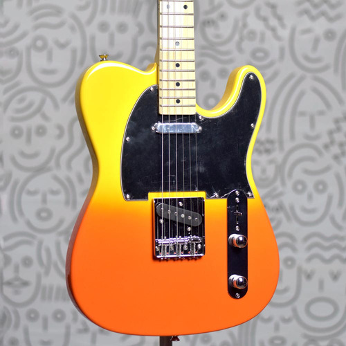 Guitarra Elétrica Sx Telecaster Sem2 Bf Burning Fire Orientação Da Mão Destro