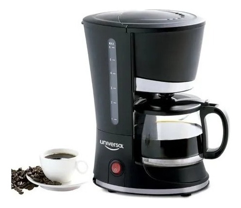 Cafetera Eléctrica 6 Tz Universal 65660 -negro