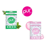 Chicle Pur Gum Sin Aspartame Spearmint & Bubblegum 2pack