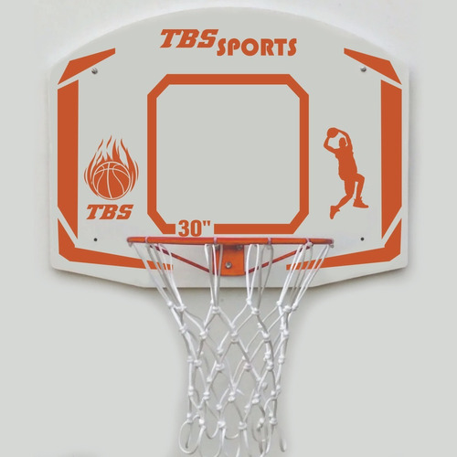 Tabela De Basquete Naval C/ Aro De Aço 41 Cm + Rede Em Seda 