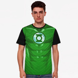  Camiseta Linterna Verde Dc Comic Superheroes Adulto Traje