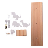 E Percheros De Pared Con Forma De Dinosaurio Para Niños, E