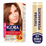 Tinte Cabello Igora Vital Permanente Ton - g a $171