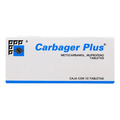 Carbager Plus Metocarbamol Ibuprofeno C\u002F10 Tabs. Strenger | MercadoLibre