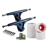 Combo Trucks Lab Longboard Ruedas Rulemanes Abec9 Tornillos