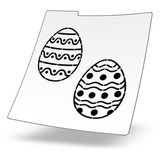 Stencil Reusable Galletas-día- Huevos Easter Day- Pascuas