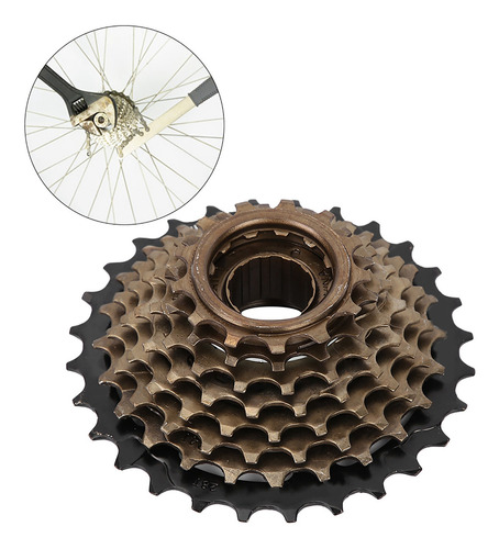 Bicicleta De Montaña Freewheel Cassette Sprocket De 8 Veloci