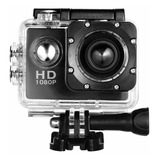 Câmera Filmadora Sport Hd Dv 1080p/ Capacete Bike E Trilhas