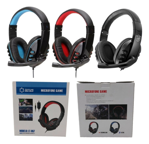 Fone De Ouvido Headset Gamer Profissional Ps4 Pc Xbox