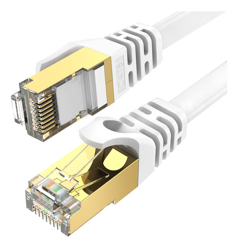 Ercielook Cable Ethernet De 50 Pies, Cat7 Cat8 Cable De I...