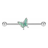 Piercing Industrial Mariposa, Arete Transversal Mariposa 1pz