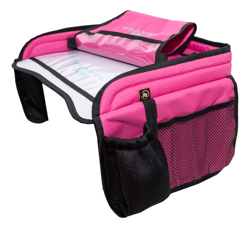 Mesa De Atividades Infantil + Suporte Tablet Carro Rosa