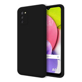 Funda Silicone Case  Para Samsung Galaxy A02s  + Vidrio 9d