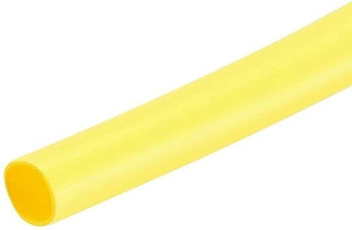 Tubo Termocontraíble De 4 Mm X 5 Mts Amarillo