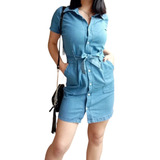 Vestido Jean Vintage Mujer