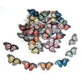 60 Mariposas 100% Comestibles Para Decoración De Postres