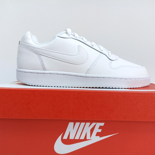 Tenis Nike Mujer Ebernon Low Blancos Piel Originales  (#4mx)