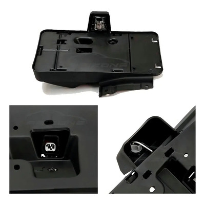 Porta Placas Con Led Jeep JK Wrangler 2007-2018 Arizone ABS Negro | Meses sin interés