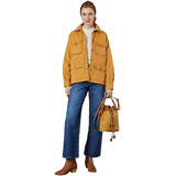 Campera Gabardina Mujer Wanama Big Annete Ii Camel Premium