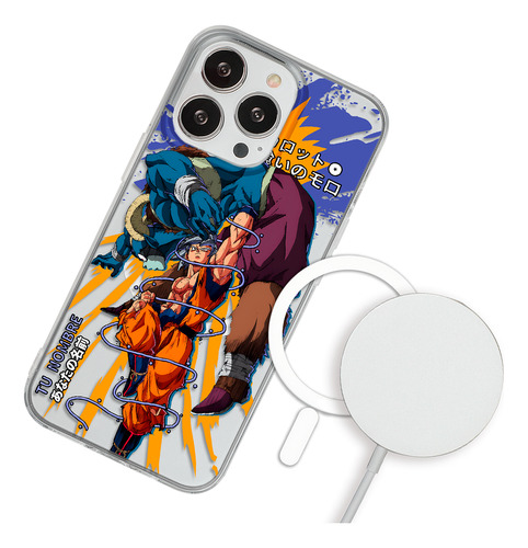 Funda Para iPhone Magsafe Dragon Ball Super Goku Moro Nombre
