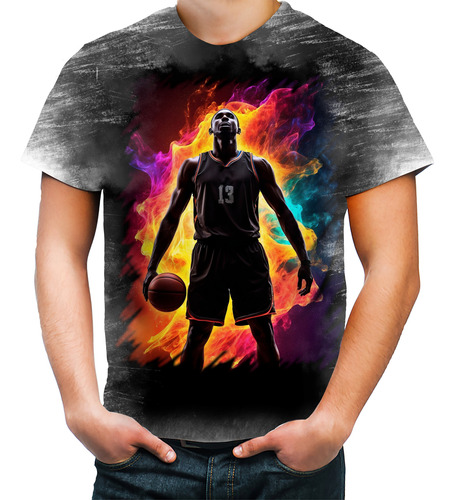 Camiseta Desgaste Basquete Basketball Awesome 1