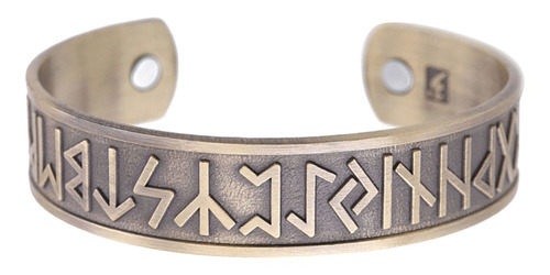 Pulsera Irlandesa Vikingo Mujeres Hombres Runas Brazalete