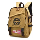 Zmshop Anime Canvas Backpack Onepiece Regalo De Alta Calidad