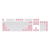 Keycap Pudim Translúcido - Branco Rosa