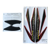 Kit Grafico Adesivo Faixa Xr 250 Tornado 2007 Vermelha - 760