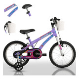 Bicicleta Infantil Feminina Baby Girl Aro 16 Athor Rodinhas