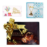 Caja De Chocolates Regalos Dia De Las Madres Collar Mama 