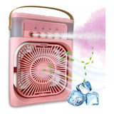 Enfriador Aire Portátil Air Cooler Fan Con Led