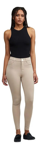 Leggings Moda Holly Land Beige Dama 1852