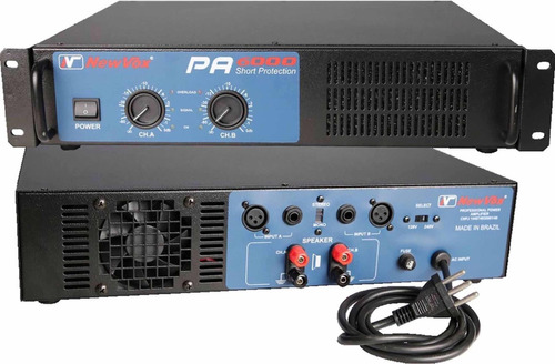 Amplificador Potência New Vox Pa 6000 - 3000w Rms